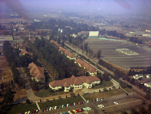 Norwalk Boulevard Drive-In, Santa Fe Springs looking northeast