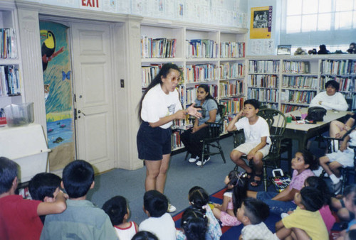 Storytelling time at the Branch Library