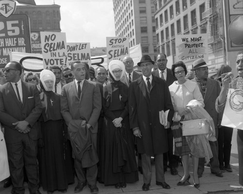 Community leaders attend Civil Rights rally — Calisphere