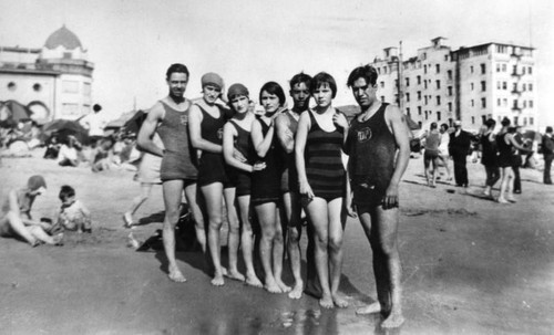 Mexican Americans at Ocean Park Beach