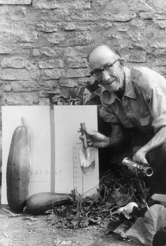 Harry Quillen gardening