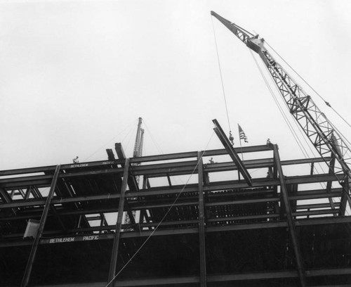 Courthouse beam is raised