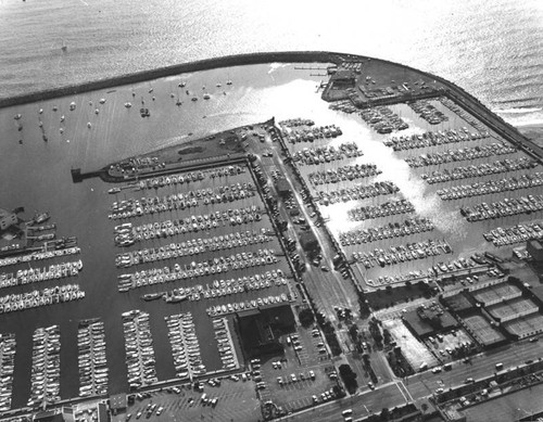 Redondo Beach King Harbor Marina, aerial view