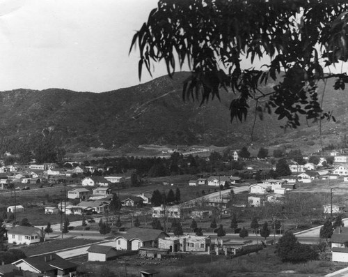 Panoramic view of Eagle Rock Valley, looking north