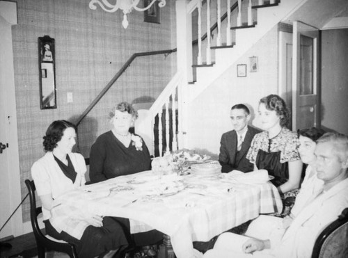 Dinner party at Longview Avenue