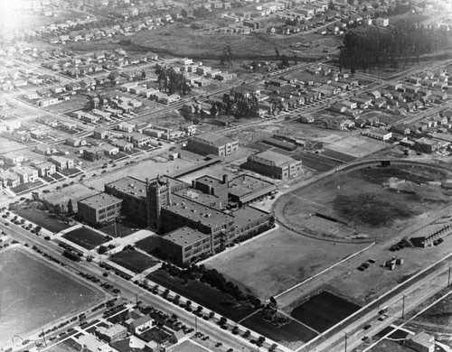 L. A. High School aerial