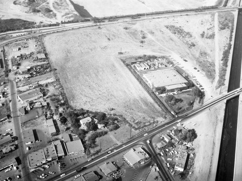 Pacific Drive-In property, Baldwin Park, looking northeast