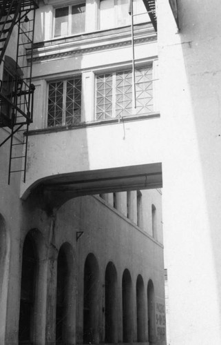 Close view of Bridge of Sighs