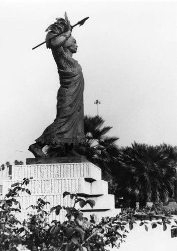 Statue of Aztec Emperor