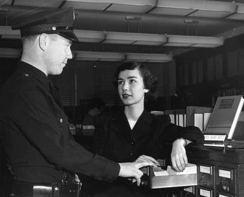 Card catalog, Municipal Reference Library