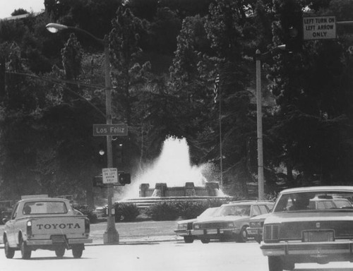 Mulholland fountain