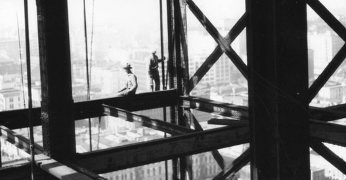 Los Angeles City Hall construction