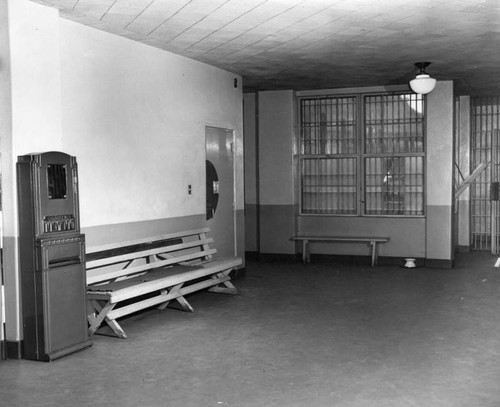 Lawyer's and prisoners waiting room, L.A. City Jail