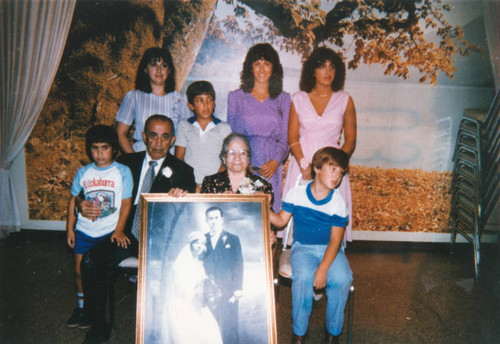 Couple with grandchildren