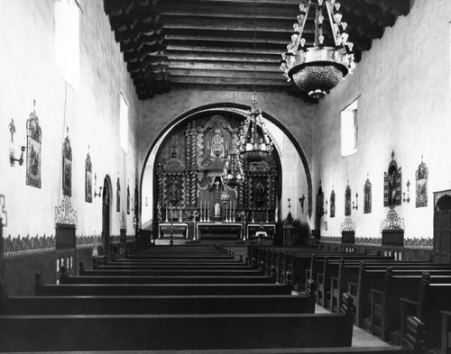 Interior, Our Lady of Mt. Carmel Church