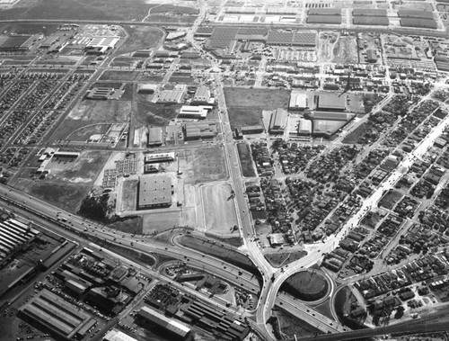 Atlantic Boulevard, Eastern Avenue, Telegraph Road, Central Manufacturing District, looking south