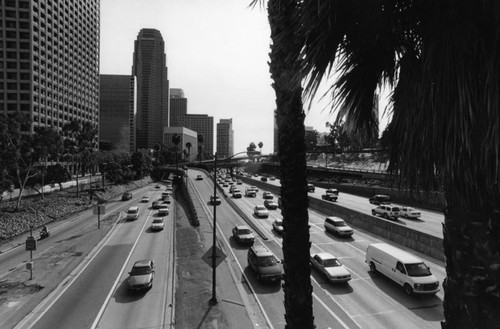 Harbor Freeway at 4th Street