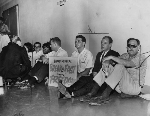 Hunger strike sit-in at Board of Edcucation