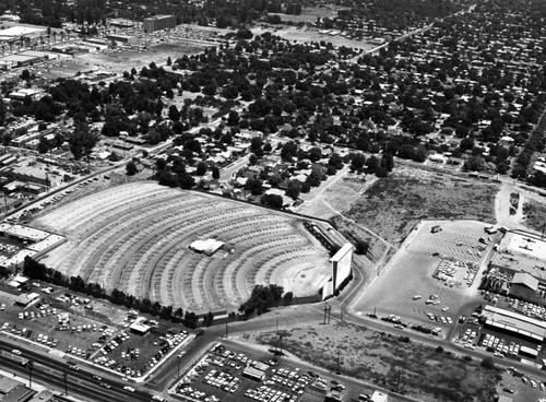 Reseda Drive-In, Reseda, looking northeast