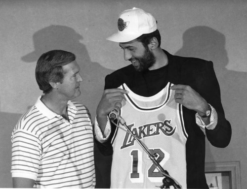 Vlade Divac from Yugoslavia