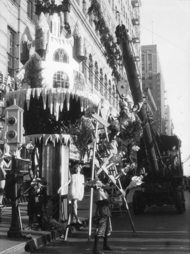 Downtown L.A. at Christmas time, view 6