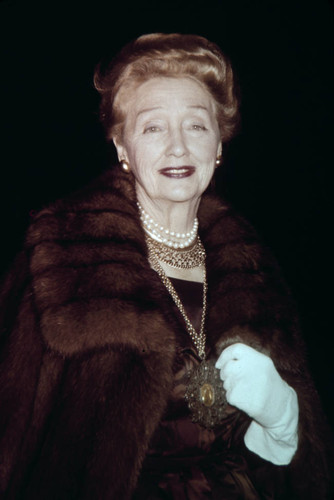 Hedda Hopper attends the musical "Gypsy"