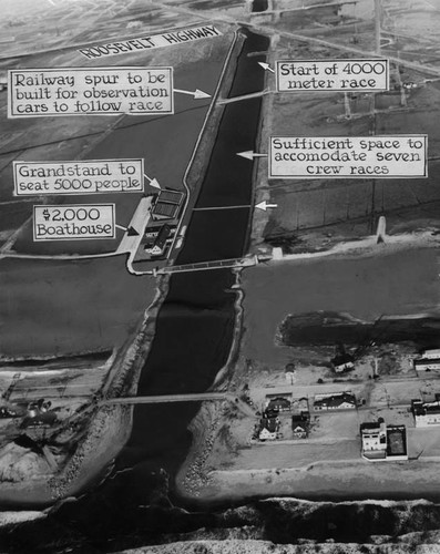 Proposed Ballona Creek regatta course