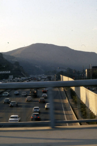 San Diego Freeway at Sunset Blvd., West Los Angeles