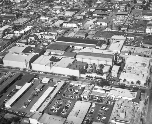 Romaine Street and Seaward Street, Hollywood, looking northwest