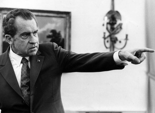 Richard Nixon speaks