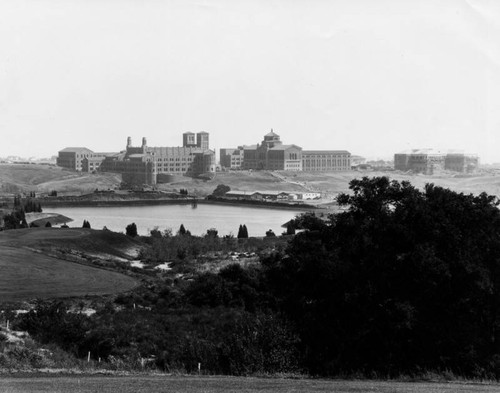 Panoramic view of the UCLA Westwood campus