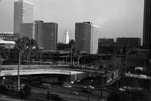 Downtown from west of Harbor Freeway