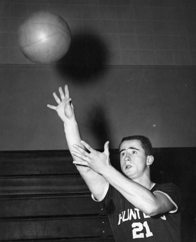 Official All-Valley League basketball team for 1956-57
