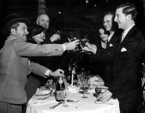 Toasts of wine, Cotton Club