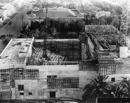 Construction, Vine Street Theater