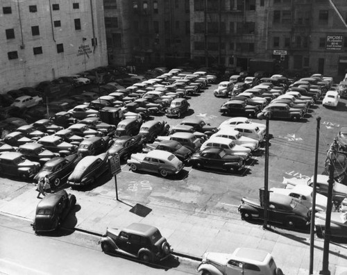 Spring Street parking lot