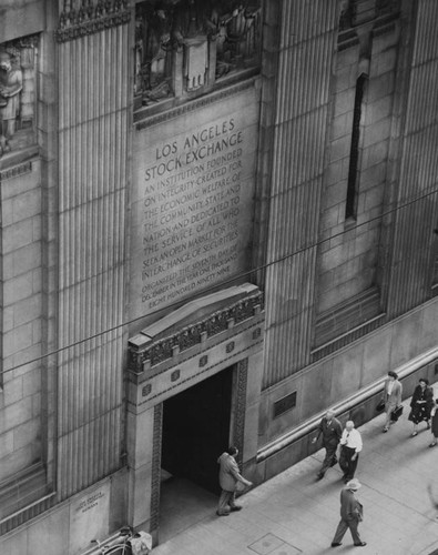 Pacific Coast Stock Exchange, exterior