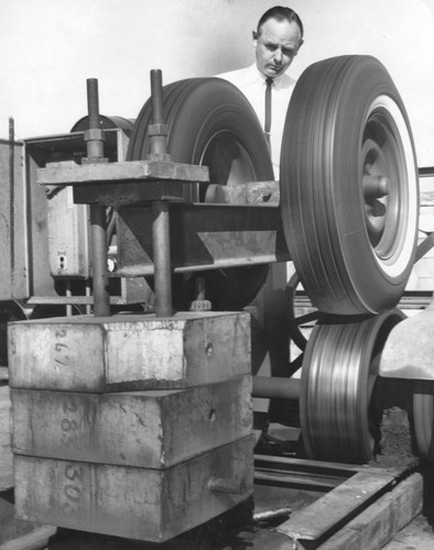 Tires undergo tests