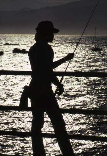 Fishing in Santa Monica