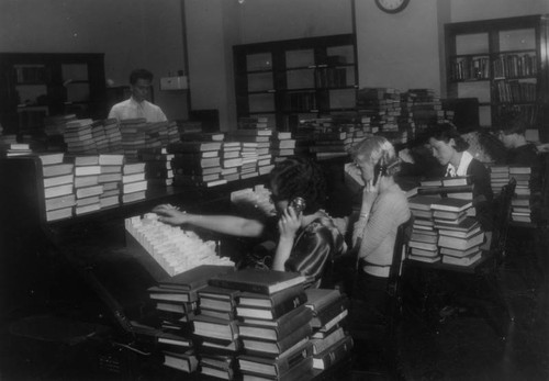 Circulation employees, Los Angeles Public Library