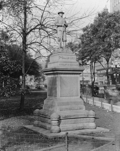 Seventh California Volunteer Infantry Monument, Pershing Square