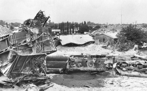 Train derailed, San Bernardino