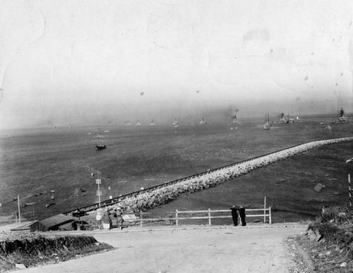 Pacific Fleet entering the harbor