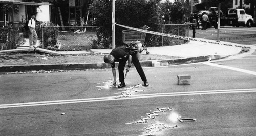 Car accident, North Hollywood