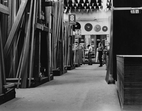 Hardware store interior