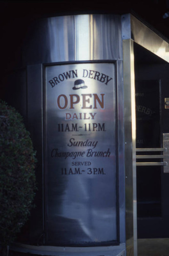 Brown Derby, Beverly Hills