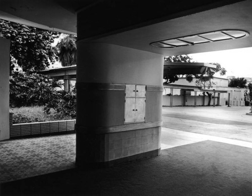 Cocoanut Grove entrance, west wing canopy