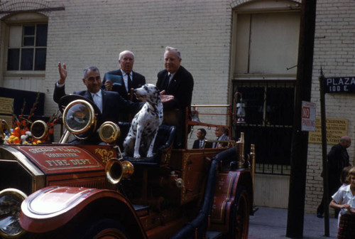 Plaza Fire House dedication