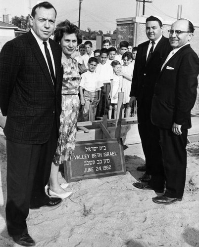 Children participate in cornerstone ceremony