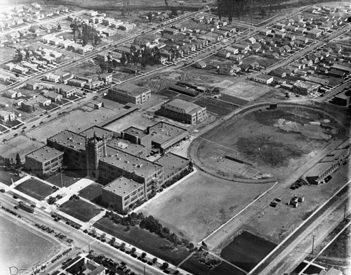 L. A. High School aerial